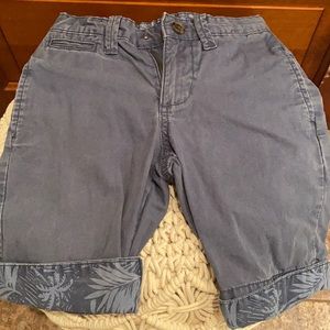 Boys slate blue shorts